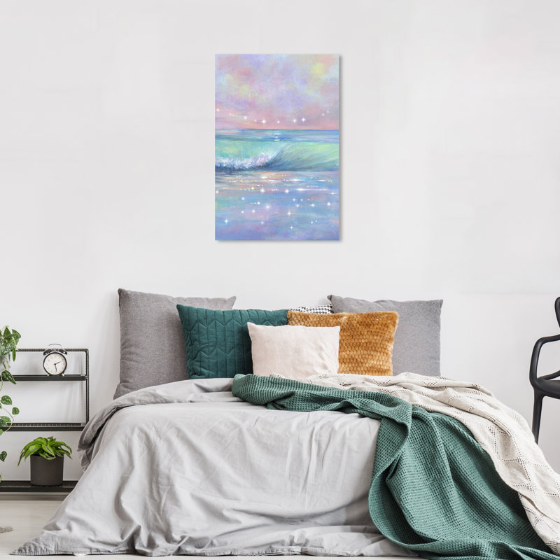 «Ocean Shades On Canvas» par Wynwood Studio, reproduction, L 24 po x H 36 po