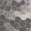 Tapis intérieur / extérieur en mosaïque gris / beige 8 pi x 11 pi (7 pi 9 po x 10 pi 8 po) de Joni-598999992