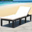 Abbie-May Wicker Outdoor Armless Lounge Chair