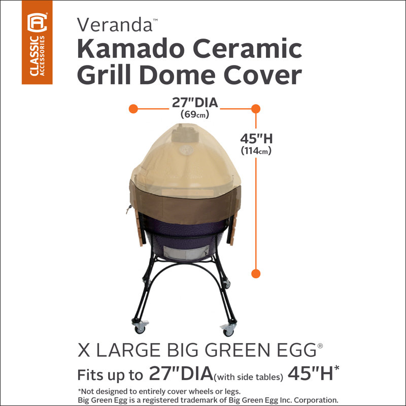 The Twillery Co.® Paulding 27'' W x 27'' D Grill Cover