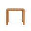 Démarreur de conversation extérieur - 3 pièces avec assise en bois et en tissu. Cadre pour la durabilité. Coussins. Finition brune patinée. Texture de table à lattes. Style de chaise moderne.-710098798-710098796