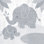 «Safari Fun Elephant Gray No Border» par Moira Hershey - impression