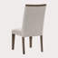 Ensemble de 2 chaises d'appoint de salle à manger de style contemporain, finition en bois brun