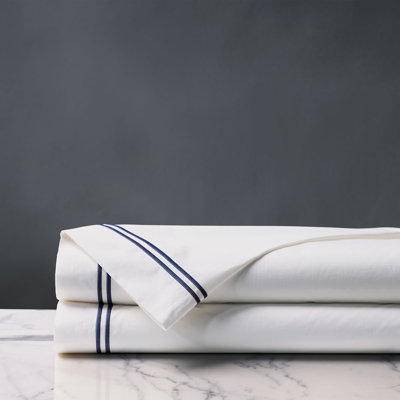 Enzo 100% Cotton Percale Flat Sheet