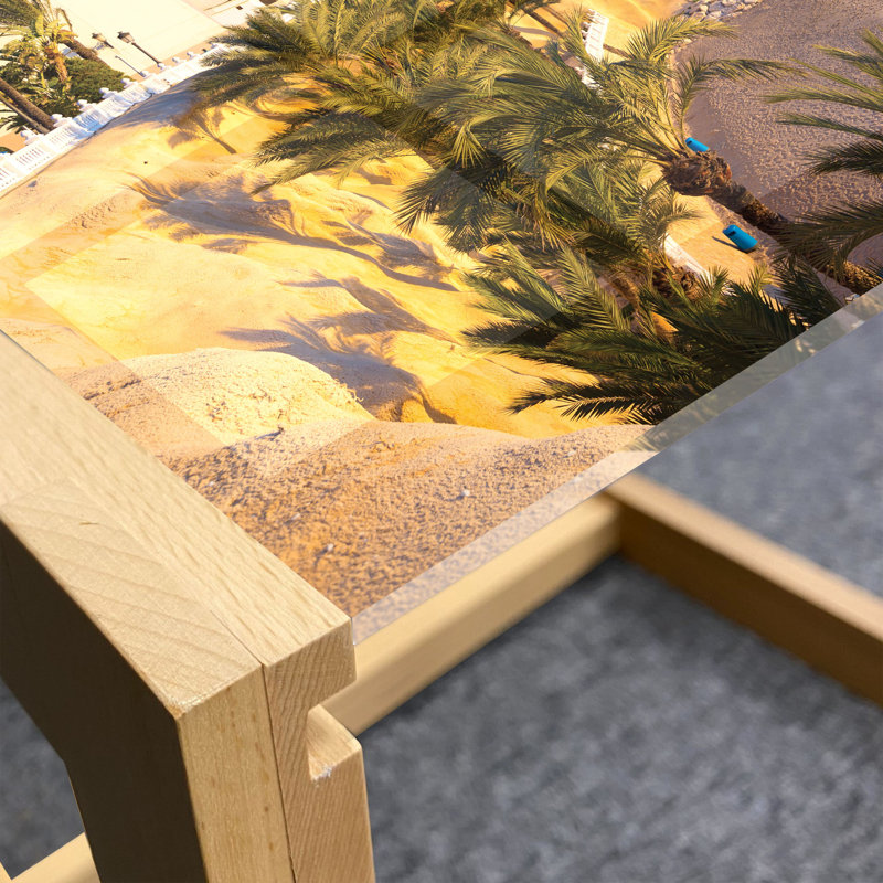 Janak Sled Coffee Table, 90cm H x 62cm W x 40cm D