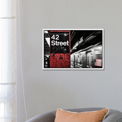 42Nd St. 1 Piece Wall Art on Canvas
