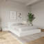 Ensemble de chambre à coucher avec lit plateforme 3 pièces Makoa-1273152013-1273152012