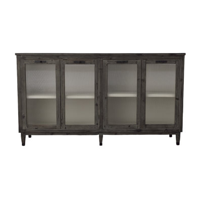 Buffet en bois de pin de 72 po de largeur Vladiana