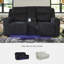Causeuse inclinable électrique avec console Odhren-997007001