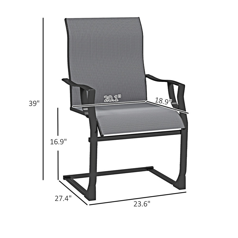 Ensemble de 2 chaises de patio
