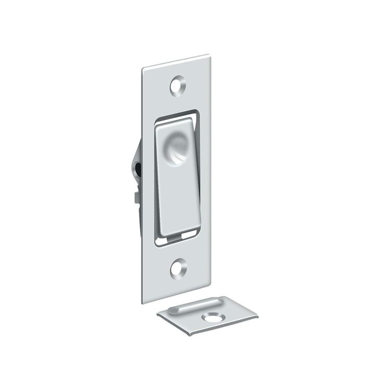 Boulons de porte Deltana PDB42U26; Jamb Bolt; Finition chrome brillant, Chrome poli