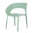 Single - Side Haze Polypropylene Chairs   Of 4  For Living Room, Dining Garden And Terrace, All Weather Durability, Lumbar Supporting , No Assembly Needed 4 Indoor Decorative Purposes, Water ,
