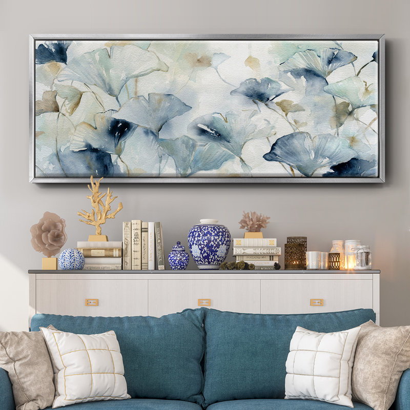 Glorious Gingko - toile encadrée, H 20 po x l 50 po