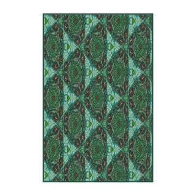 Vert Tapis décoratif