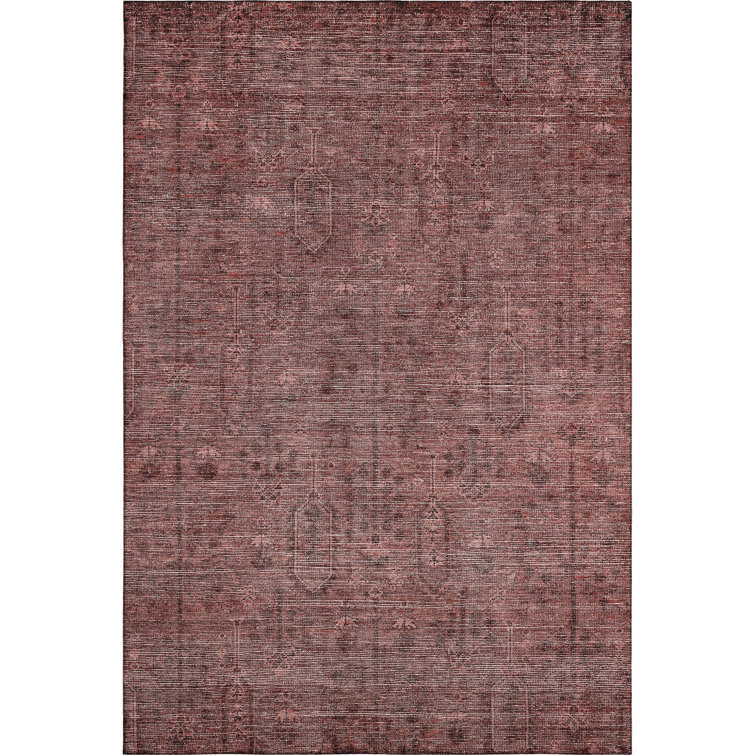 Premium Machine Washable Prisco Paprika Rug