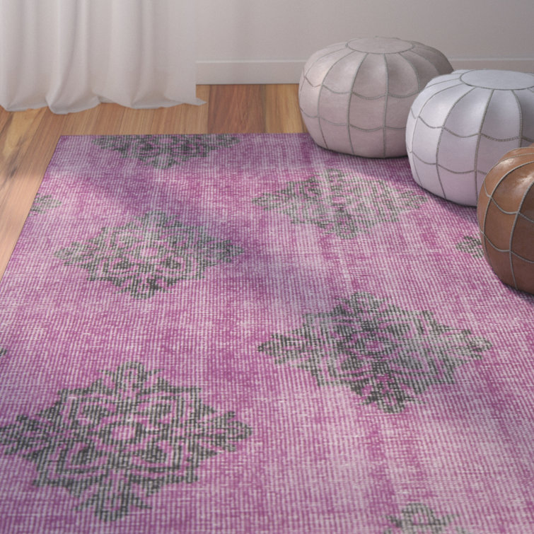 Adnan Wool Damask Indoor Rug