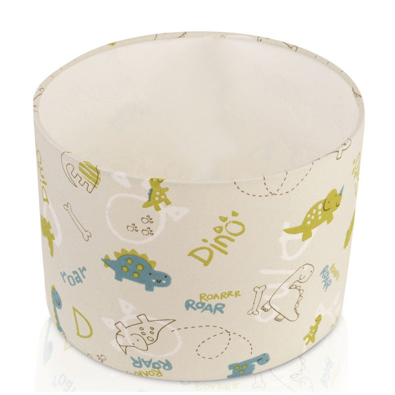 Cotton Drum Pendant Shade ( Screw On ), 17.5cm H x 20cm W x 20cm D