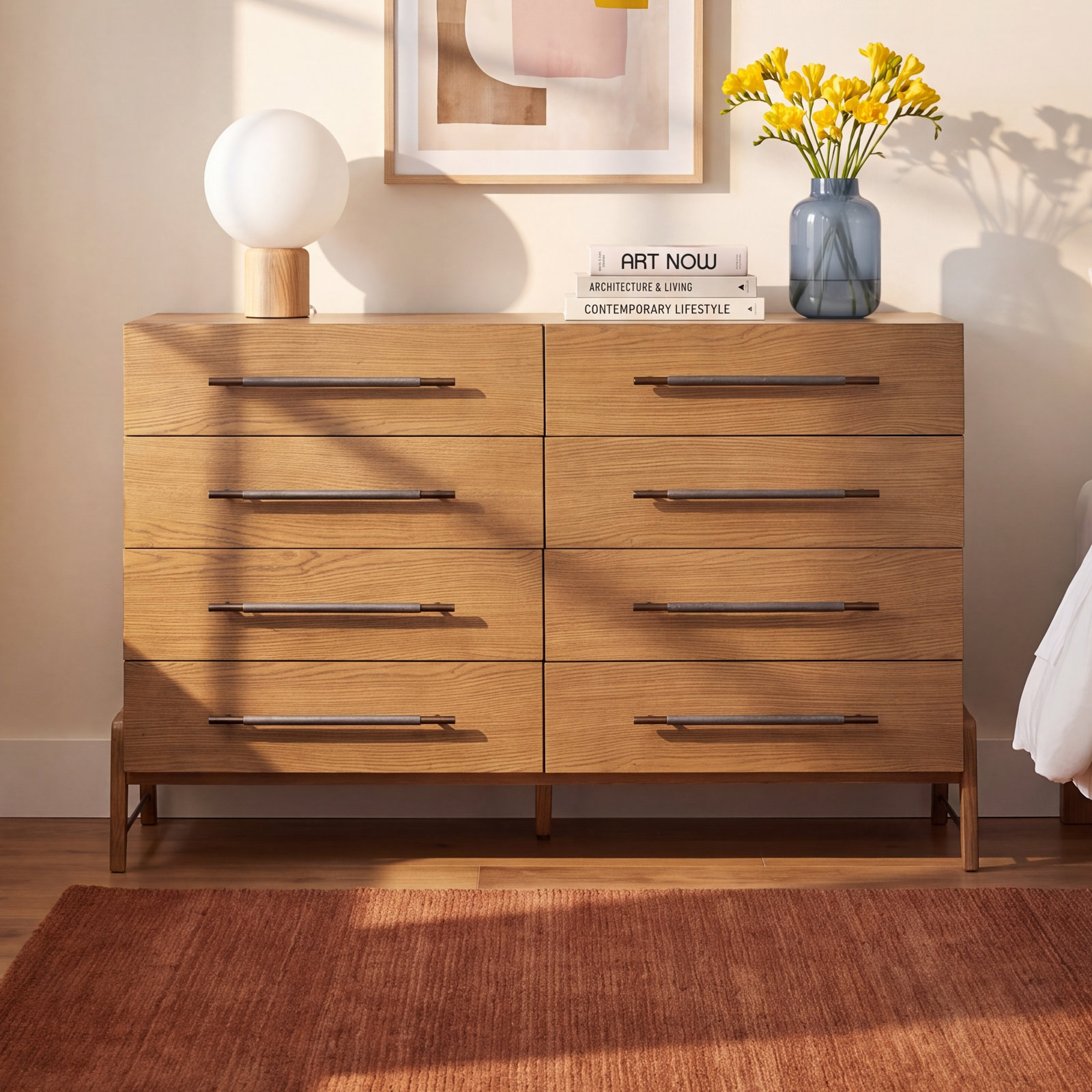 Karsten 63" Oak Dresser, Amber Oak