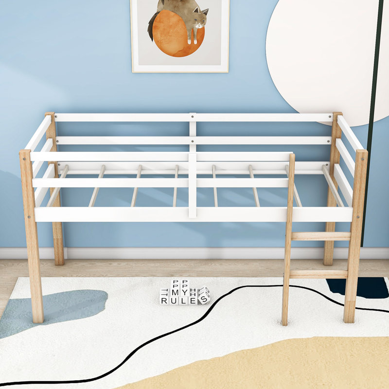 Lit mezzanine simple avec grand espace de rangement