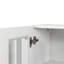 Armoire murale, armoire murale avec porte vitrée, armoire flottante avec tablettes réglables pour la cuisine, la salle de bain et le salon