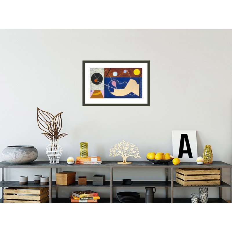 «Abstraction» par Burgoyne Diller - Reproduction giclée encadrée, H 19,9 po x l 29,5 po