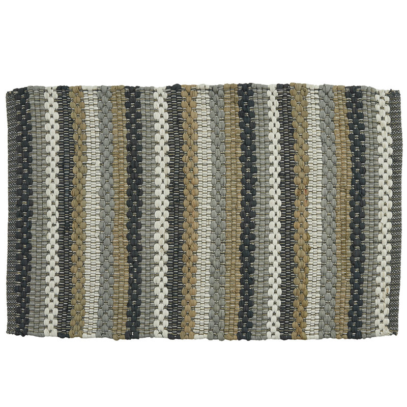 Jermisha Cotton Striped Indoor Rug