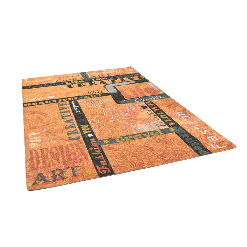 Cosima No Pattern And Not Solid Colour Machine Woven Flatweave Area Rug, Rectangle 80 x 160cm
