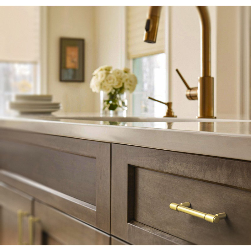 Ensemble de poignées robustes, 3.75", Laiton brossé foncé