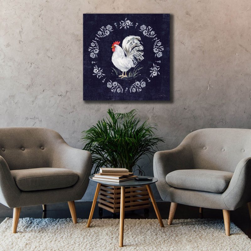 «Home To Roost 4» par Katrina Pete, art mural sur toile, 37 po x 37 po, H 37 po x l 37 po x P 1,5 po