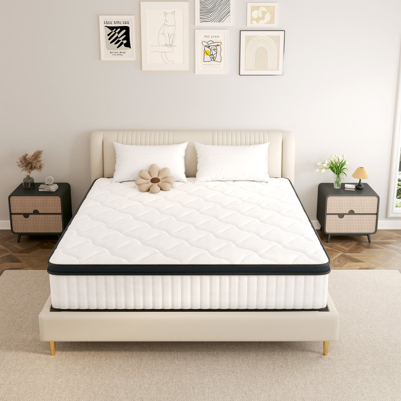 12-inch Slow recovery Memory foam Spring Mattress, 14", King