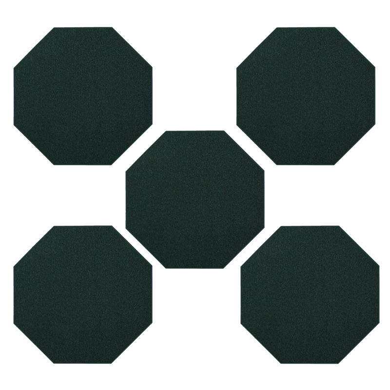 Tapis de couleur unie pour l'intérieur et l'extérieur Artzt Furnish my Place, Rond 3 pi