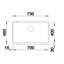 Subline 73 x 46cm Undermount Kitchen Sink-21924094
