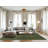 Machine Washable Solid Green Area Rug-1934243587