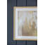 Ensemble d'art mural encadré doré et gris 20,8 x 20,8 x 1,2 po avec couvercle en verre, ensemble de 2