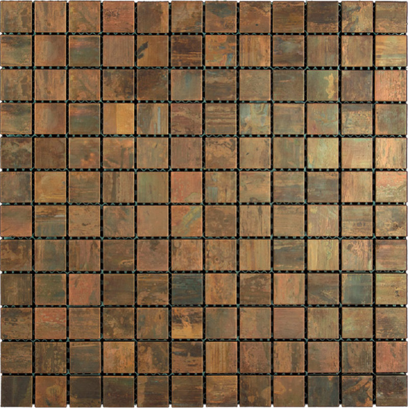 12" x 12" Metal Random Mosaic Wall & Floor Tile