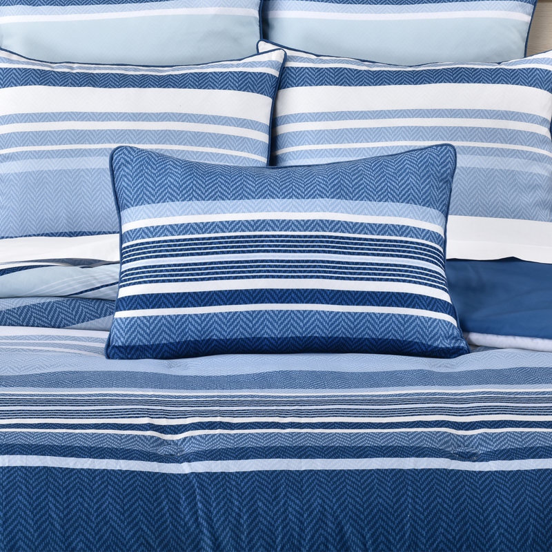 Coussin décoratif Carson Boudoir - bleu