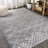 Coe Moroccan Modern Diamond Gray Rug-1003178315