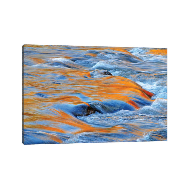 Fast Water Reflections by Brian Wolf - Wrapped Canvas Print, 66.04 cm H x 45.72 cm W x 1.91 cm D