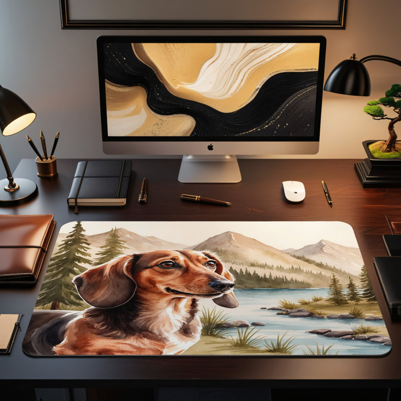 Polyester Desk Pad, 31.5x15.5