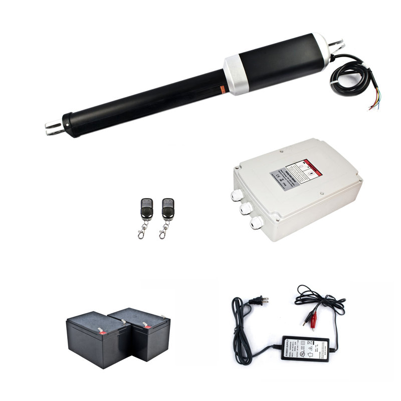 ALEKO ETL Single Swing Gate Operator with Backup Battery Kit