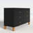 6-Drawer Storage Cabinet with Metal Handles and Wood Legs-134755638
