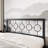 Avren Vintage Metal Platform Bed with Headboard and Footboard, Geometric Design, No Box Spring Needed-1975530969-1975530983