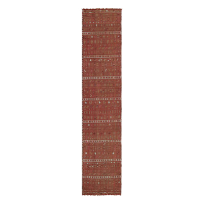 One-of-a-Kind 2'6" X 11'5" Hand Knotted Area Rug