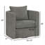 Fauteuil demi-tonneau gris Sutton-1449690609