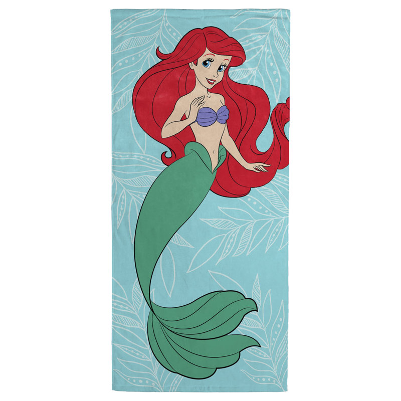 Disney Little Mermaid 'Underwater Adventure' Beach Towel Standard 100% Cotton