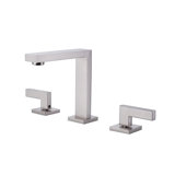 Devon Line Bathroom Faucet - Widespread - 8" Brass