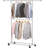 Steel Adjustable Rolling Clothing Rack