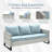 Naresa 3-Seat Patio Outdoor Sofa, All-Weather PE Wicker-1547632659-1547632657