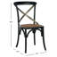 Chaise d'appoint à dossier en croix Deason-1234338135