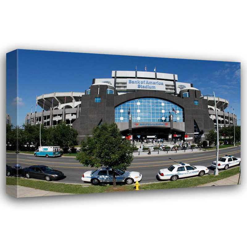 Bank of America Stadium, H 16 po x l 24 po